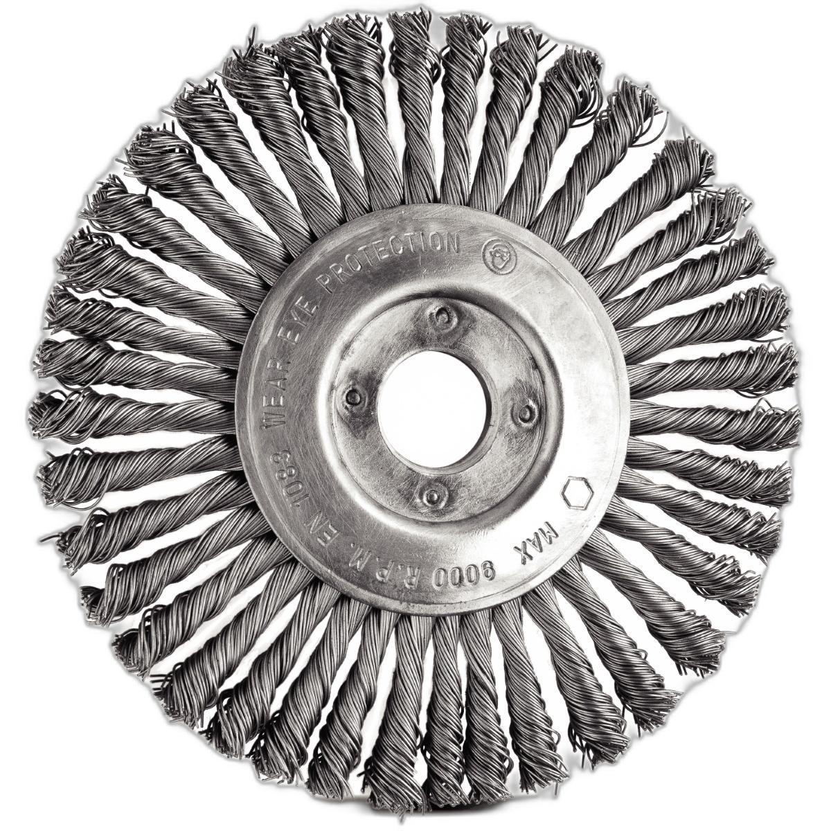 Escova Circular Arame Entrançado 4 1/2'' x 1/4'' 32 Tranças 0,5 mm 22,23 mm Tramontina PRO