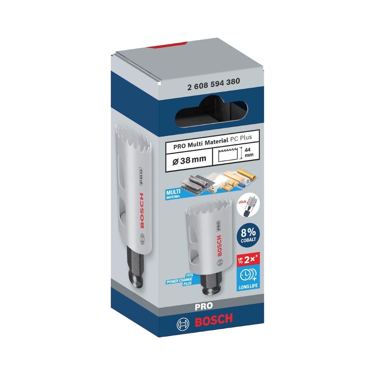 Serra Copo Bosch Pro Multi Material Power Change Plus 38mm