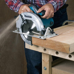 Serra Circular 185Mm Industrial 1200W Adaptável Coletor Pó Guia Reta Lâmina Chave HS7600 127V Makita