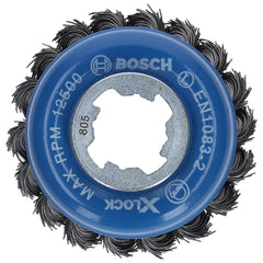 Escova De Aço Copo X-Lock Trançado 75mm Bosch