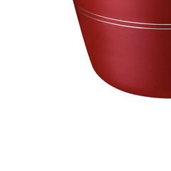 Caldeirão Tramontina Sicília Alumínio 24 Cm 5,7 L Vermelho Com Tampa De Vidro Starflon Excellent