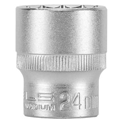Soquete Estriado 1/2'' 24mm Aço CrV Stels Precisão e Durabilidade