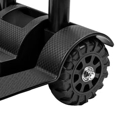 Carrinho de Carga Dobrável Multiuso 40kg Plataforma 230x250mm Dobrável 4 Rodas MTX