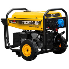 Gerador de Energia a Gasolina Toyama TG3500-RP Monofásico Bivolt 120/220V 3.5kW Partida Manual AVR para Obras e Casa