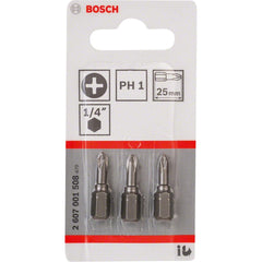 Pontas Bosch Extra Hard Phillips Ph1 25mm Com 25 Peças