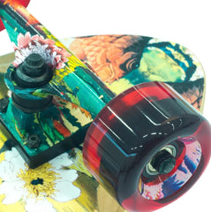 Longboard Coca-Cola Maple Alumínio PU 76mm ABEC-7 Licenciado 100x24,5cm 145000 Bel