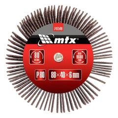 Roda de Lixa com Haste para Furadeira P 80 MTX