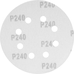 Disco de Lixa c/ Costado em Pluma 125mm G240 10 peças Vonder