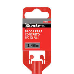 Broca Concreto SDS Plus 18x460mm 1PC MTX Alta Performance