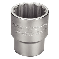 Soquete Estriado 36 mm 3/4'' Crane Fit Hyper Drive Aço Cromo Vanádio Tramontina PRO