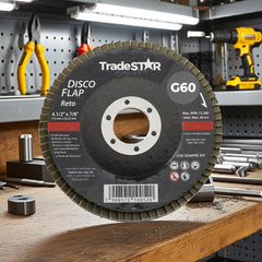 Flap Disc 115 mm G60 Fibra Reto Aço Tradestar