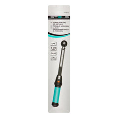 Torquímetro de Estalo 1/4'' 5-25Nm CrV Precisão e Durabilidade Stels 1418055