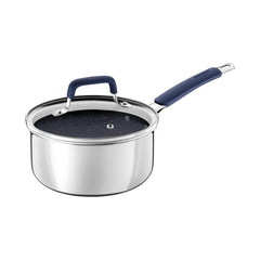 Jogo De Panelas 4 Peças Tramontina Romagna Cerâmico Black Stone Inox Indução 2,9 Mm