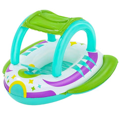 Bote Infantil Espaçonave Bel com Proteção UV e Volante Buzina