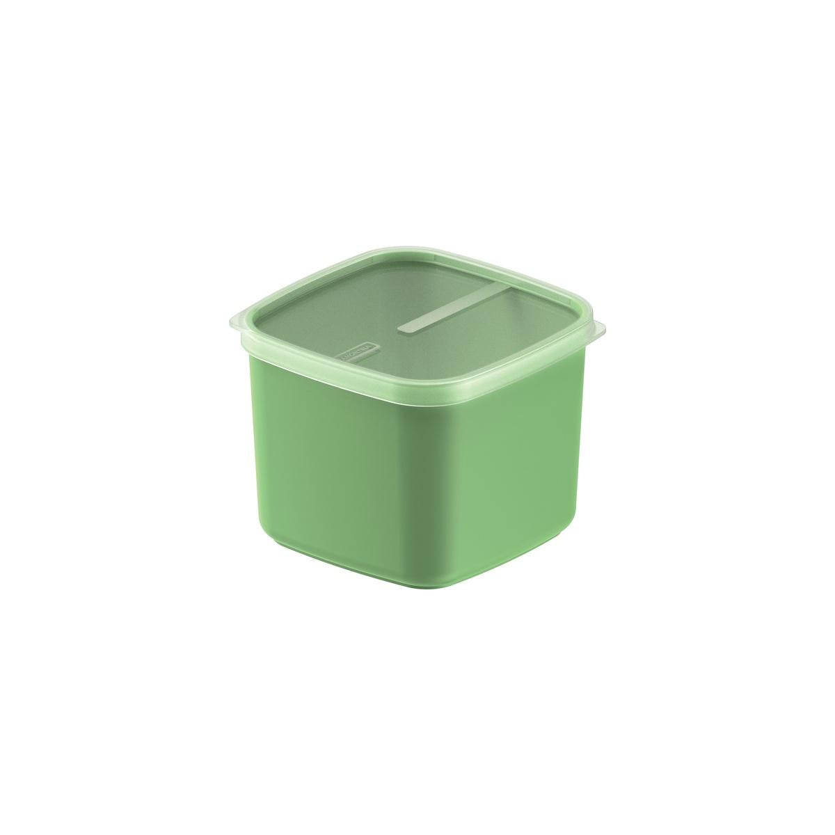 Pote Tramontina MixColor 2,7 L Verde Sálvia Polipropileno Com Tampa Transparente Livre De BPA