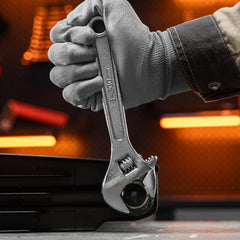 Chave Inglesa Ajustável Cromada 8'' 200mm Aço Carbono 45 Ferramenta Profissional