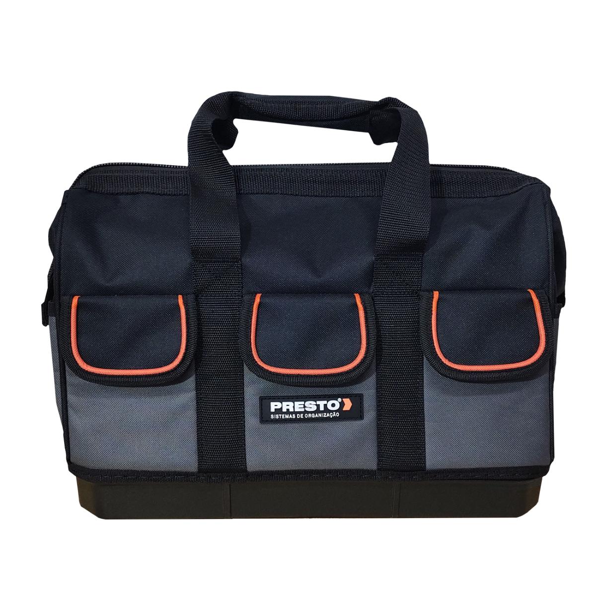 Bolsa de Ferramentas 15" para Eletrecista 3 Bolsos Presto
