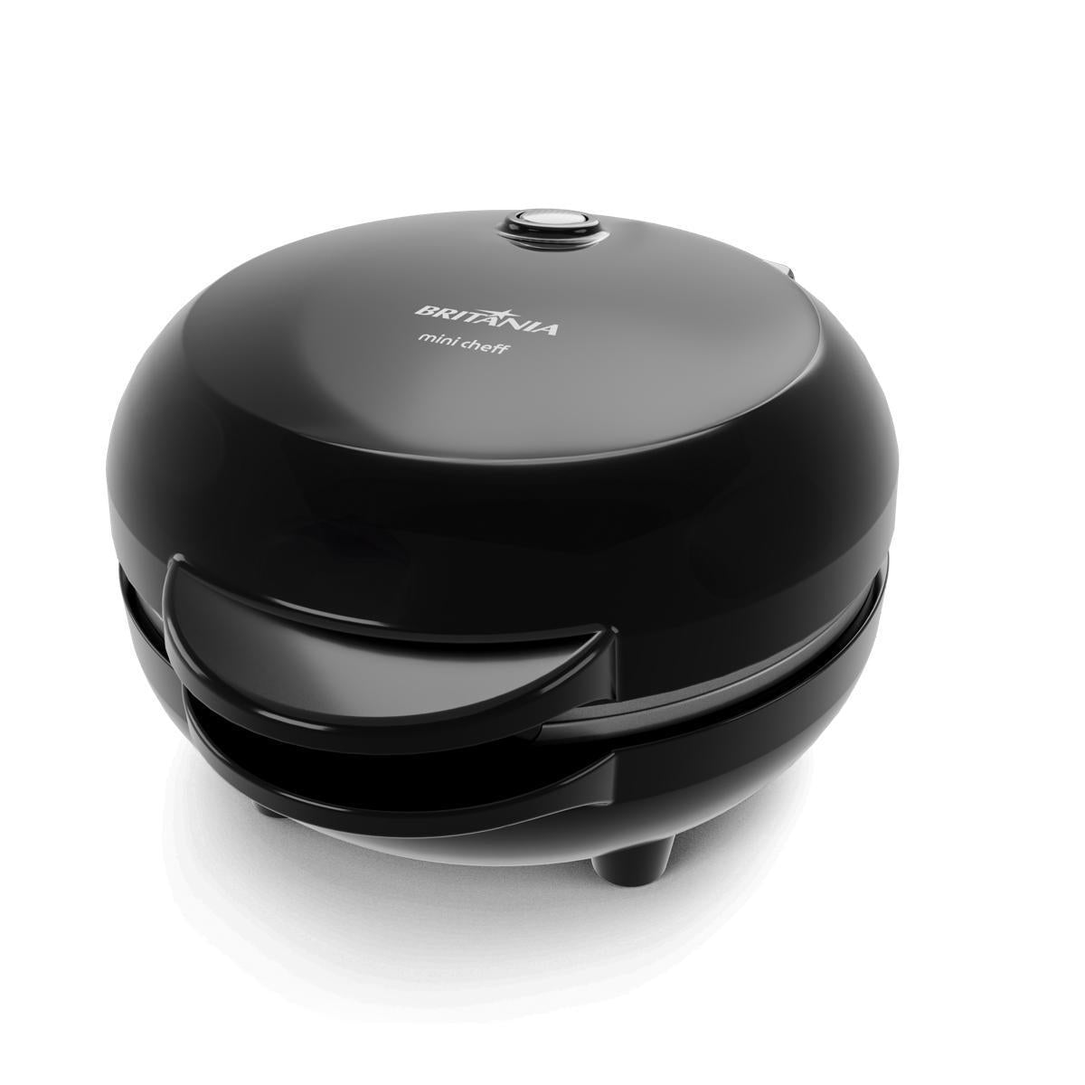 Mini Máquina Waffle Maker Britânia BWM01A 550W Antiaderente 127V - Guimepa