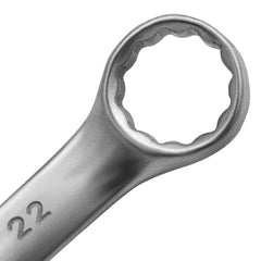 Chave Combinada Cromo Vanádio 22mm Cromo Fosco 1PC MTX 151189 Resistente Corrosão