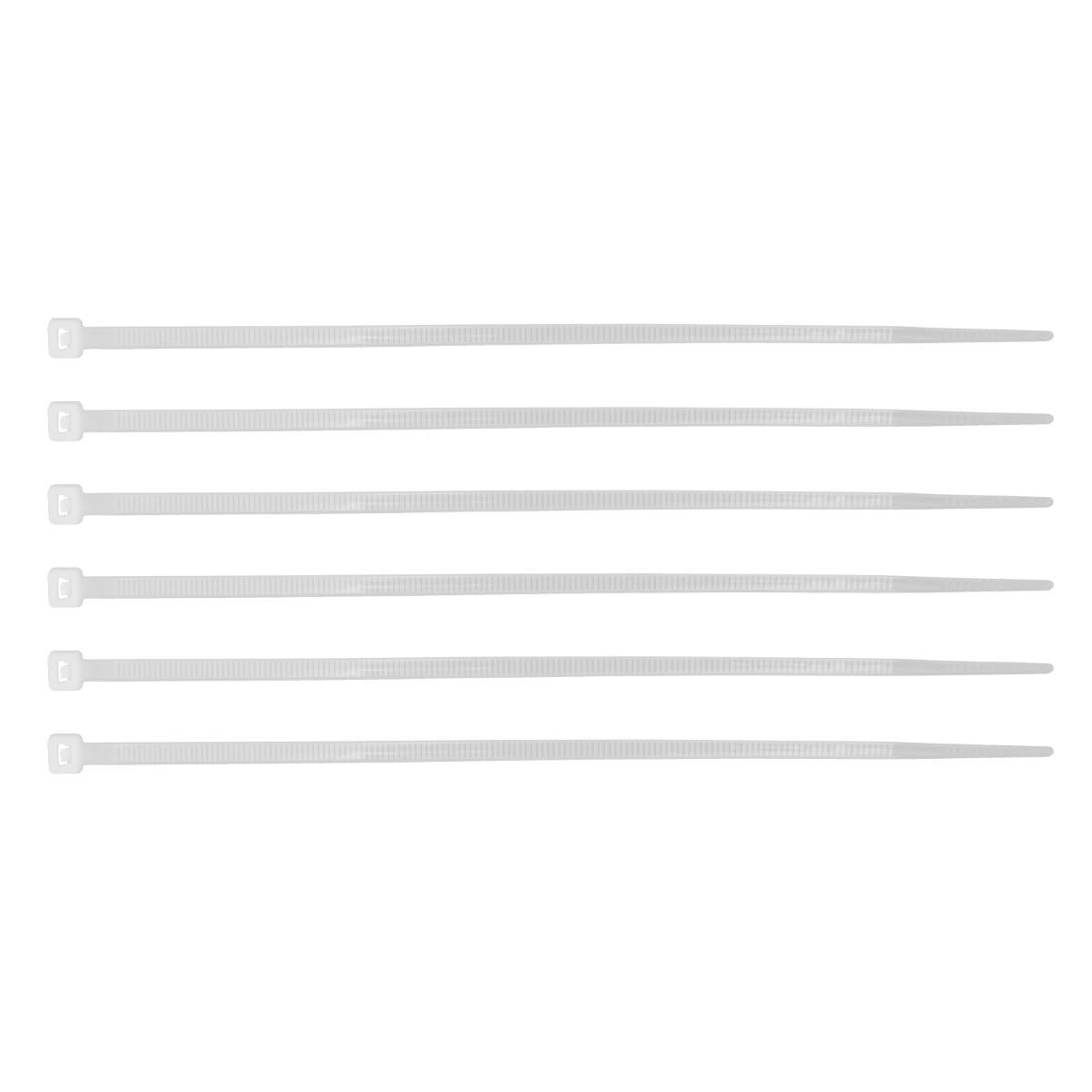 Abraçadeira Plástico 200x3,6mm 100pcs Branco Sparta 4552755 Resistente UV