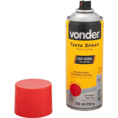 Tinta Spray Acrílica Vermelho 350ML/250G Vonder