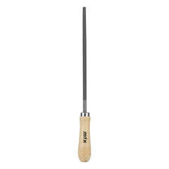 Lima Redonda 200mm Cabo Madeira Corte Cruzado 2 MTX 1612655 Aço Carbono
