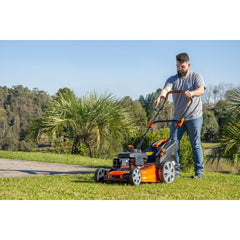 Cortador de Grama a Gasolina Tramontina CC53M 159cc 530mm 65L 1.3L 8 Alturas de Corte Chassi Metálico 4 em 1