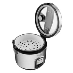 Panela de Arroz Elétrica PH10P Visor Glass Inox 700W Philco Com Acessórios Tampa Transparente 127V