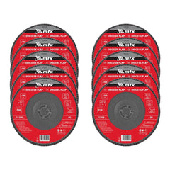 Disco de Desbaste Tipo Flap Óxido de Alumínio P80 180 X 22,2mm Durável MTX 740759
