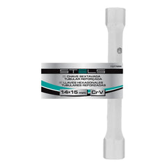 Chave Sextavada Tubular Reforçada 14-15mm Cromo Vanádio Stels 1377255