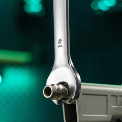 Chave Combinada Stels 14mm Aço Cromo-Vanádio 38-55 HRC 5° Precisão Profissional