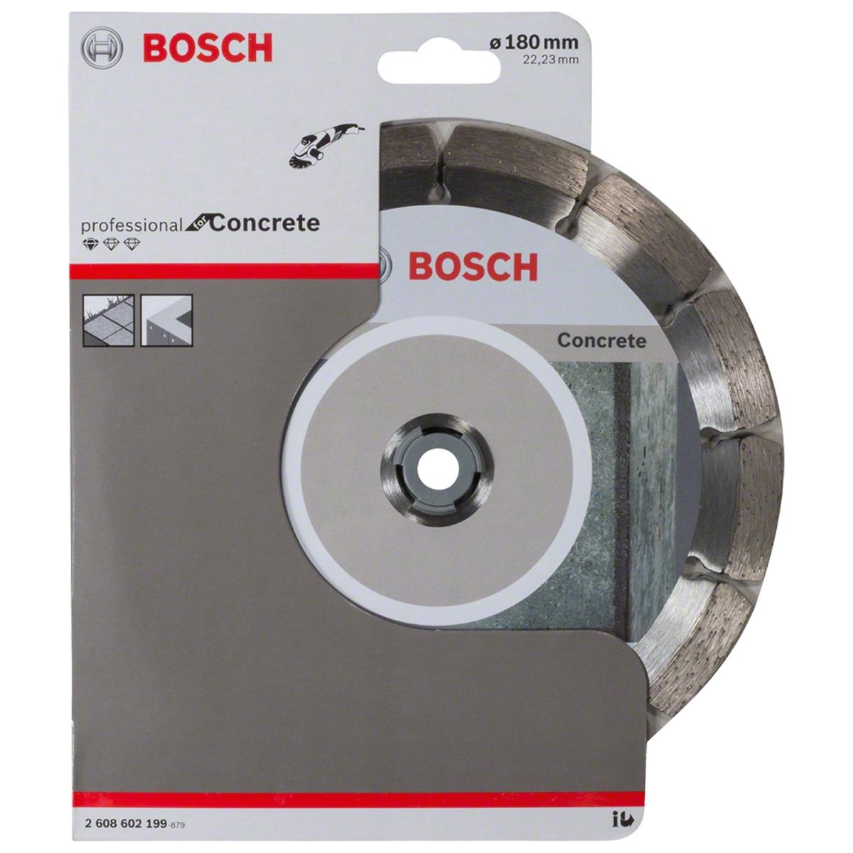 Disco Corte Diamantado Bosch Std Concrete 180X22,23X2X10mm