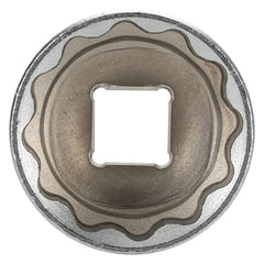 Soquete Estriado 1/2'' Cromo Vanádio Com Clips Plástico 32mm Durável