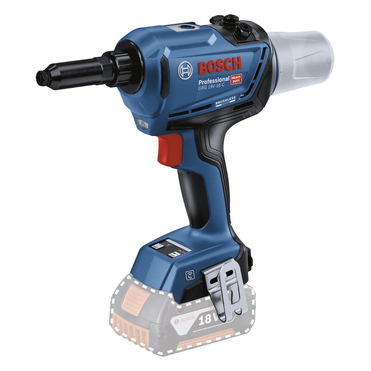 Rebitador Bosch Grg 18V-16 C Brushless Sem Bateria
