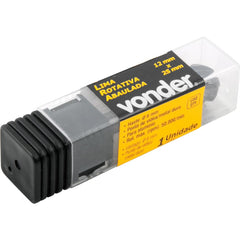 Lima Rotativa Abaulada p/ Alumínio 12x25 c/ Haste 6 Vonder