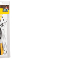 Kit de Ferramentas Tramontina 7 Peças com Chaves de Fenda, Chave Ajustável e Trena para Reparos Domésticos