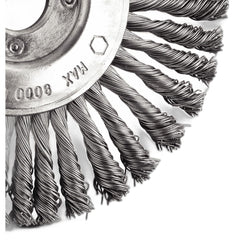 Escova Circular Arame Entrançado 4 1/2'' x 1/4'' 32 Tranças 0,5 mm 22,23 mm Tramontina PRO
