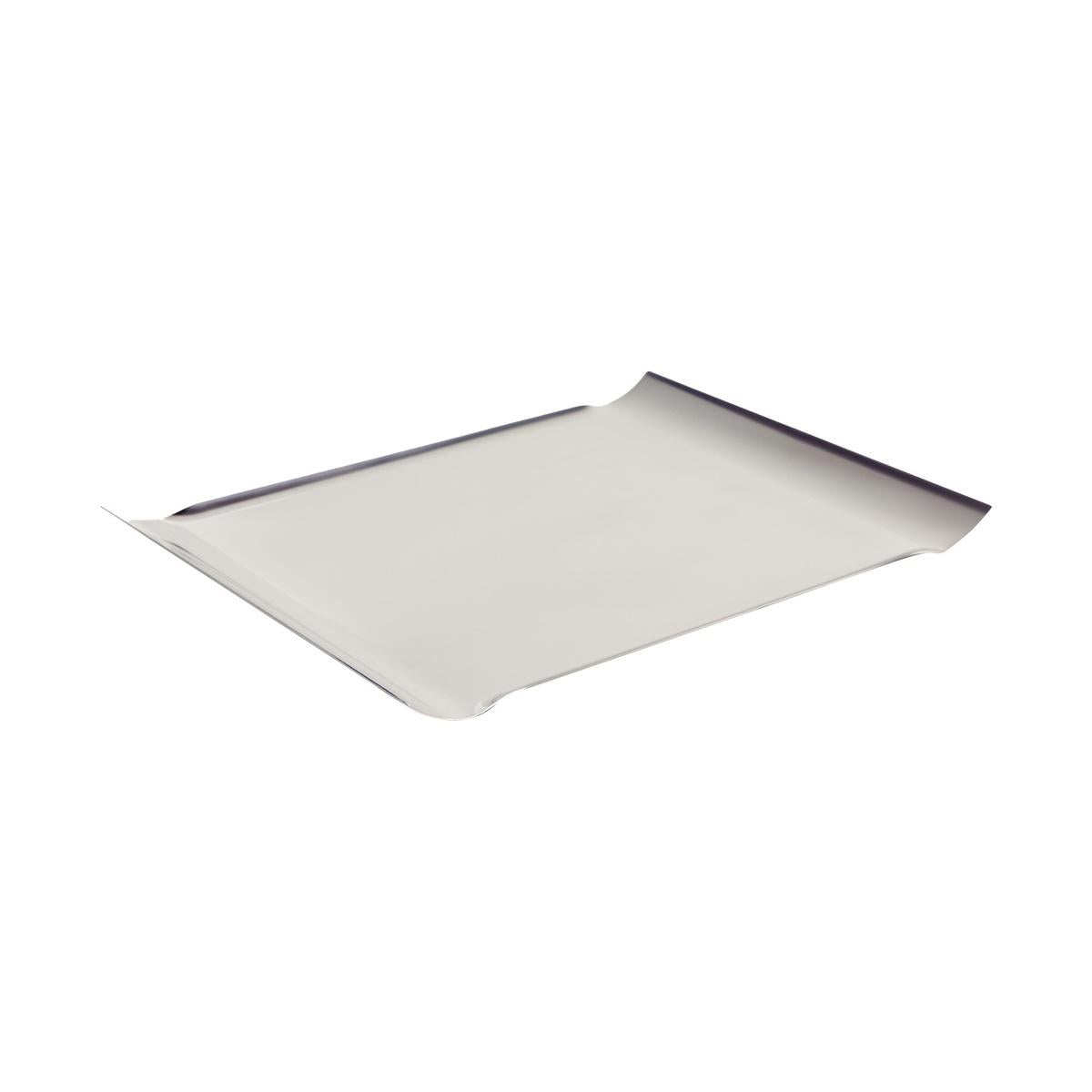 Bandeja Tramontina Quadrata Retangular Aço Inox Alto Brilho 57 x 32 Cm