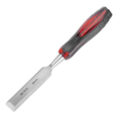Formão Chanfrado Cabo Emborrachado 26mm Aço Cromo-Vanádio 65HRC MTX 245189
