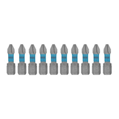 Bits Ph2 Torção Impacto 25mm 10 Unidades Aço Japonês S2 Magnetizado Gross 1148255