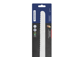 Faca Para Pão E Bolo Tramontina Profissional Master 12'' 30 Cm Aço Inox Cabo Branco