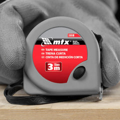 Trena Curta 3m 16mm Plástico ABS Fine MTX 310169 Medição Precisa