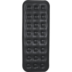 Colchão Inflável Solteiro Deluxe Comfort Bel Preto Toque Aveludado e Fácil de Guardar - Guimepa