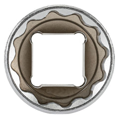Soquete Estriado Stels 1/2'' 21mm Aço Cromo Vanádio Alta Resistência