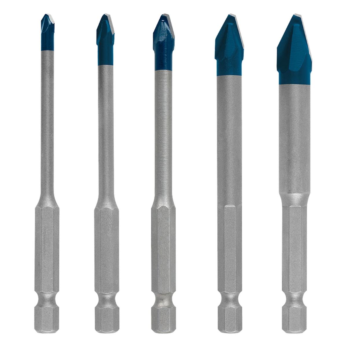Jogo Brocas Bosch Expert Hex-9 Hard Ceramic 4/5/6/8/11 5Pçs