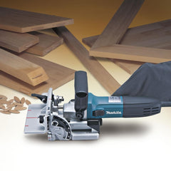 Fresador de Junção Industrial 710W Com Lâmina Guia Saco Coletor Protetor Maleta PJ7000 220V Makita