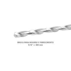 Broca para Mourão 5/16'' x 400 mm Tradestar