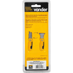 Estilete Raspador Trapezoidal Metalico Vonder 19mm 0,191kg Dobrável com 2 Lâminas