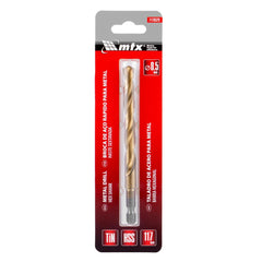 Broca Aço Rápido Nitreto Titânio 8,5mm Haste Sextavada 1PC MTX Profissional
