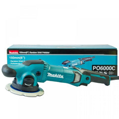 Lixadeira Politriz Rotorbital 150Mm 900W Com Punho Base com Fixação PO6000C 220V Makita